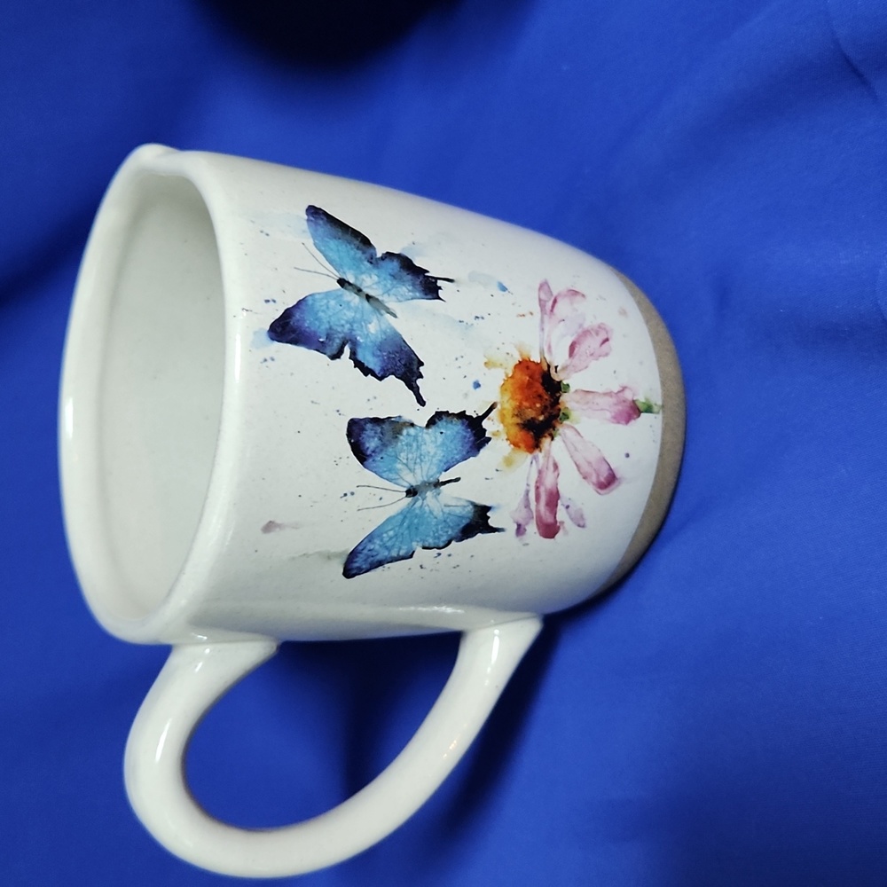 Dean Crouser Butterflies and Cornflower Mug